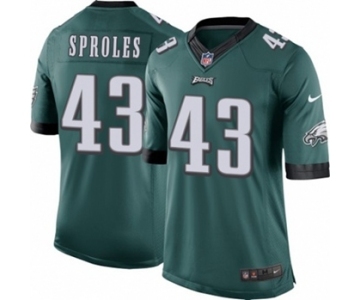 Youth Nike Philadelphia Eagles #43 Darren Sproles Midnight Green Team Color NFL Jersey