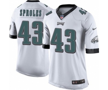 Youth Nike Philadelphia Eagles #43 Darren Sproles White NFL Jersey