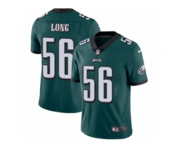 Youth Nike Philadelphia Eagles #56 Chris Long Vapor Untouchable Limited Midnight Green Team Color NFL Jersey