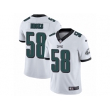 Youth Nike Philadelphia Eagles #58 Jordan Hicks Vapor Untouchable Limited White NFL Jersey