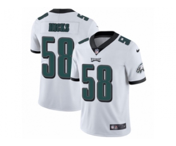 Youth Nike Philadelphia Eagles #58 Jordan Hicks Vapor Untouchable Limited White NFL Jersey