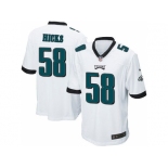 Youth Nike Philadelphia Eagles #58 Jordan Hicks white New Jerseys