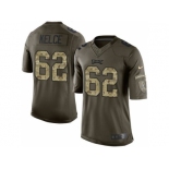 Youth Nike Philadelphia Eagles #62 Jason Kelce Green Salute to Service Jerseys