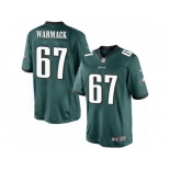 Youth Nike Philadelphia Eagles #67 Chance Warmack Limited Midnight Green Team Color NFL Jersey