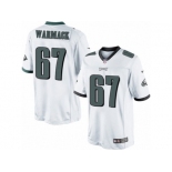 Youth Nike Philadelphia Eagles #67 Chance Warmack Limited White NFL Jersey