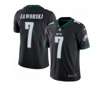 Youth Nike Philadelphia Eagles #7 Ron Jaworski Limited Black Rush NFL Jersey