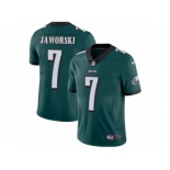 Youth Nike Philadelphia Eagles #7 Ron Jaworski Vapor Untouchable Limited Midnight Green Team Color NFL Jersey