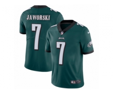 Youth Nike Philadelphia Eagles #7 Ron Jaworski Vapor Untouchable Limited Midnight Green Team Color NFL Jersey