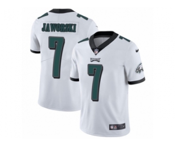 Youth Nike Philadelphia Eagles #7 Ron Jaworski Vapor Untouchable Limited White NFL Jersey