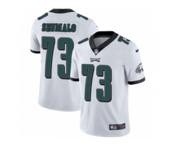 Youth Nike Philadelphia Eagles #73 Isaac Seumalo Vapor Untouchable Limited White NFL Jersey