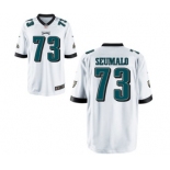 Youth Nike Philadelphia Eagles #73 Isaac Seumalo White NFL Jersey