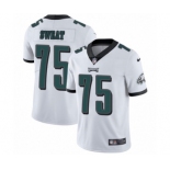 Youth Nike Philadelphia Eagles #75 Josh Sweat White Vapor Untouchable Limited Player NFL Jersey