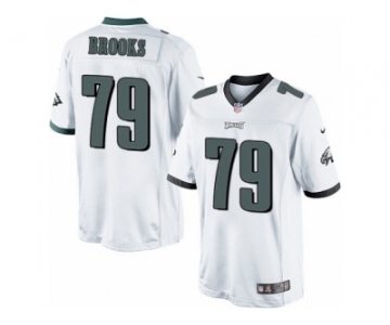 Youth Nike Philadelphia Eagles #79 Brandon Brooks Limited White NFL Jersey