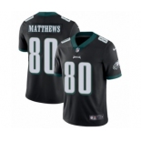 Youth Nike Philadelphia Eagles #80 Jordan Matthews Black Alternate Vapor Untouchable Limited Player NFL Jersey