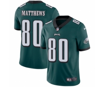 Youth Nike Philadelphia Eagles #80 Jordan Matthews Midnight Green Team Color Vapor Untouchable Limited Player NFL Jersey