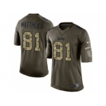 Youth Nike Philadelphia Eagles #81 Jordan Matthews Green Salute to Service Jerseys