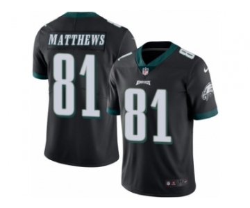 Youth Nike Philadelphia Eagles #81 Jordan Matthews Limited Black Rush NFL Jersey