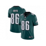 Youth Nike Philadelphia Eagles #86 Zach Ertz Vapor Untouchable Limited Midnight Green Team Color NFL Jersey