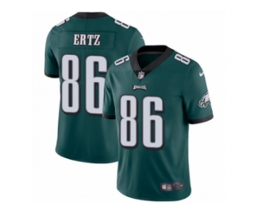 Youth Nike Philadelphia Eagles #86 Zach Ertz Vapor Untouchable Limited Midnight Green Team Color NFL Jersey