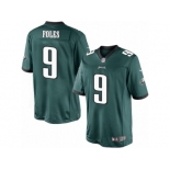 Youth Nike Philadelphia Eagles #9 Nick Foles Limited Midnight Green Team Color NFL Jersey