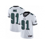 Youth Nike Philadelphia Eagles #91 Fletcher Cox Vapor Untouchable Limited White NFL Jersey