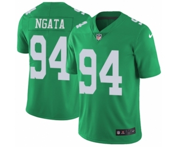 Youth Nike Philadelphia Eagles #94 Haloti Ngata Limited Green Rush Vapor Untouchable NFL Jersey