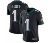 Youth Philadelphia Eagles #1 Jalen Hurts Black Vapor Untouchable Limited Stitched Jersey