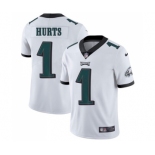 Youth Philadelphia Eagles #1 Jalen Hurts White Vapor Untouchable Limited Stitched Jersey