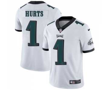 Youth Philadelphia Eagles #1 Jalen Hurts White Vapor Untouchable Limited Stitched Jersey