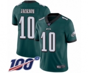 Youth Philadelphia Eagles #10 DeSean Jackson Midnight Green Team Color Vapor Untouchable Limited Player 100th Season Football Jersey