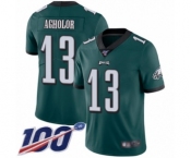 Youth Philadelphia Eagles #13 Nelson Agholor Midnight Green Team Color Vapor Untouchable Limited Player 100th Season Football Jersey