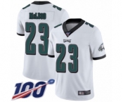 Youth Philadelphia Eagles #23 Rodney McLeod White Vapor Untouchable Limited Player 100th Season Football Jersey