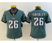 Youth Philadelphia Eagles #26 Saquon Barkley Green Vapor Untouchable Limited Stitched Jersey