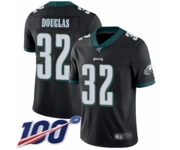 Youth Philadelphia Eagles #32 Rasul Douglas Black Alternate Vapor Untouchable Limited Player 100th Season Football Jersey