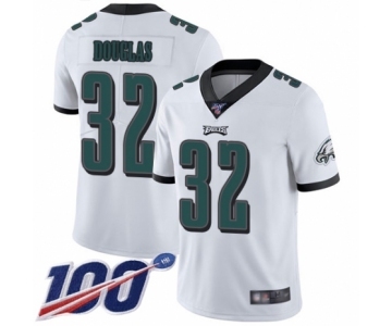 Youth Philadelphia Eagles #32 Rasul Douglas White Vapor Untouchable Limited Player 100th Season Football Jersey