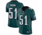 Youth Philadelphia Eagles #51 Zach Brown Midnight Green Team Color Vapor Untouchable Limited Player Football Jersey