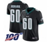 Youth Philadelphia Eagles #60 Chuck Bednarik Black Alternate Vapor Untouchable Limited Player 100th Season Football Jersey