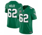 Youth Philadelphia Eagles #62 Jason Kelce Green 2023 F.U.S.E. With C Patch Stitched Football Jersey