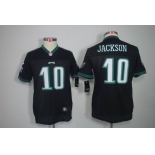 nike youth nfl jerseys philadelphia eagles #10 jackson black[nike]