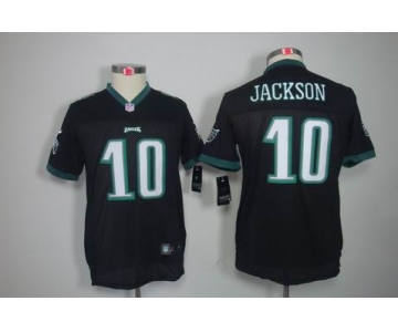 nike youth nfl jerseys philadelphia eagles #10 jackson black[nike]