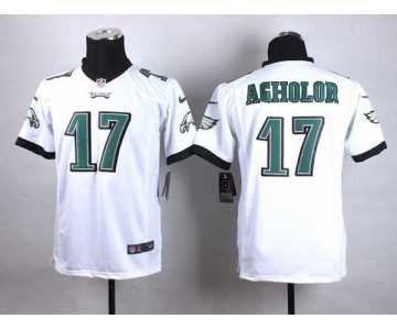 nike youth nfl jerseys philadelphia eagles #17 agholor white[nike][agholor]