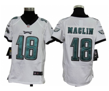 nike youth nfl jerseys philadelphia eagles #18 jeremy maclin white[nike]