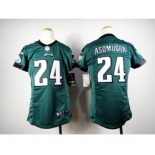 nike youth nfl jerseys philadelphia eagles #24 asomugha green[nike]