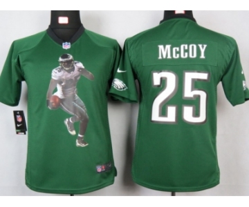 nike youth nfl jerseys philadelphia eagles #25 mccoy green[portrait fashion]