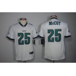 nike youth nfl jerseys philadelphia eagles #25 mccoy white[nike limited]