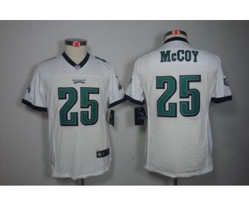 nike youth nfl jerseys philadelphia eagles #25 mccoy white[nike limited]