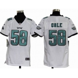 nike youth nfl jerseys philadelphia eagles #58 trent cole white[nike]