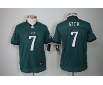 nike youth nfl jerseys philadelphia eagles #7 vick green[nike]