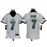 nike youth nfl jerseys philadelphia eagles #7 vick white[nike]