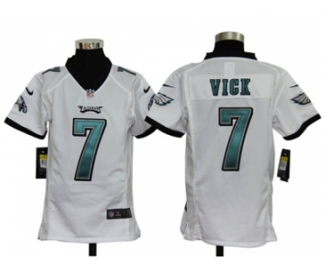 nike youth nfl jerseys philadelphia eagles #7 vick white[nike]